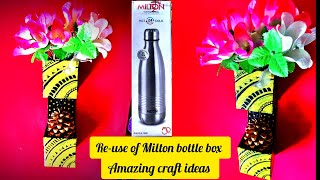 Re-use of old cardboard box😱 | Amazing craft ideas from waste cardboard box| Best out of waste 😱🥰