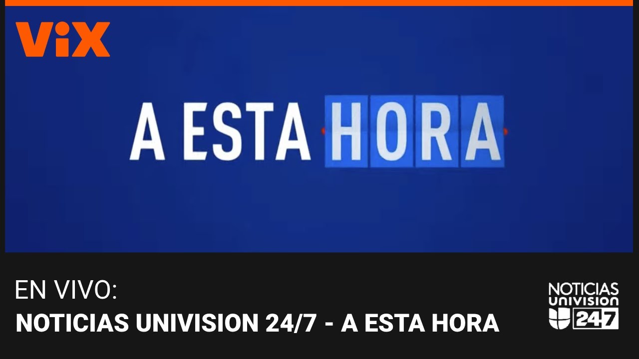 Noticias Univision A Esta Hora 15 De Agosto De 2024 Noticias