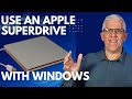 How to Use an Apple SuperDrive on a PC with Windows 11 - CDs and DVDs