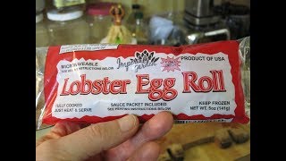 Robb Reviews $1 Lobster Egg Roll from Dollar Tree Store