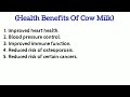 ✅ nutrition facts of milk health benefits of milk how many calories carbs protein far in