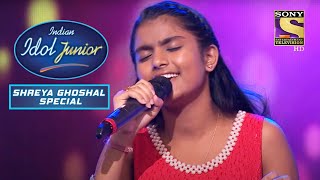 "Jadu Hai Nasha Hai" Gaane Par Nahid Ki Flawless Singing |Indian Idol Junior|Songs Of Shreya Ghoshal