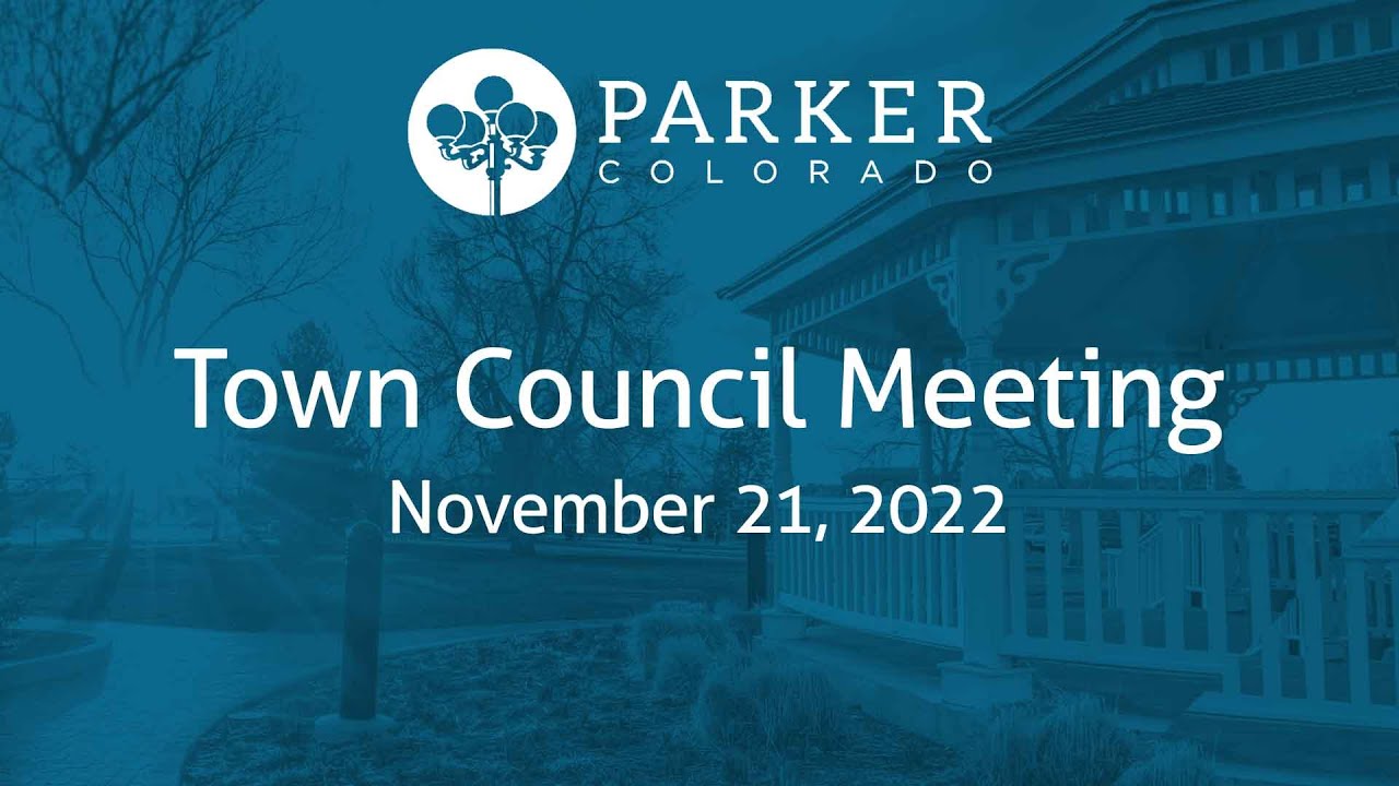 November 21, 2022 - Town Council Meeting - YouTube