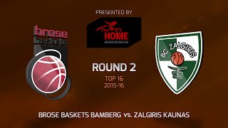 Highlights: Brose Baskets Bamberg-Zalgiris Kaunas