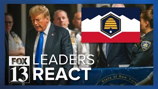 Utah political leaders react to Trump verdict