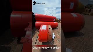 Unicorn drill casing for foundation drilling project