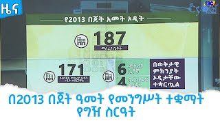 በ2013 በጀት ዓመት የመንግሥት ተቋማት የግዥ ስርዓት ምን ይመስል ነበር?   Etv | Ethiopia | News