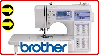 Brother Computerized Sewing Maschine Tutorial / Brother HC1850 Instructional DVD