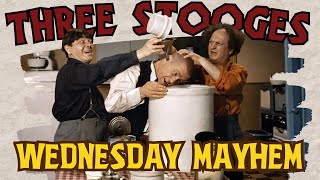 THREE STOOGES Marathon: Wednesday Mayhem!!