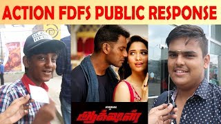 Action Movie FDFS Public Response | Vishal | Tamannaah | Sundar.C