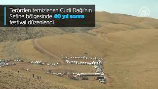 Terörden Temizlenen Cudi Dağı'nın Sefine Bölgesinde Festival Düzenlendi