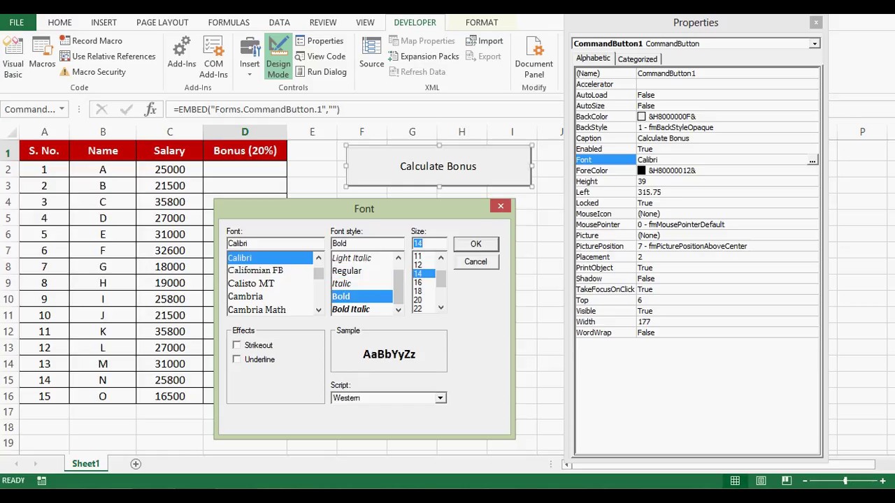 Create Calculated Column With VBA - Advanced Excel VBA Tutorial - YouTube