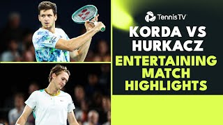 Sebastian Korda vs Hubert Hurkacz Entertaining Match | Paris 2023 Highlights