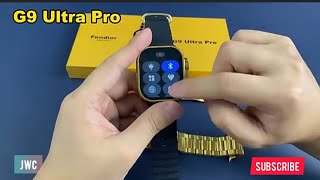 G9 ultra pro smartwatch-unboxing || full reveiw (gold metal strap)