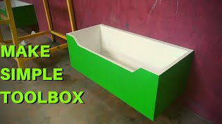 HOW TO MAKE SIMPLE UTILITY TOOLSBOX FOR BADMINTON COURT - Membuat kotak perlengkapan badminton