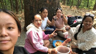 Dharan panchakanya  hiking with sisters gang 🌏✌️🥰@Asmita-rai1993