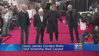 Host Games Corden Rolls Out Grammy Red Carpet