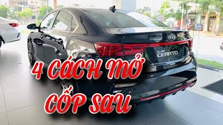 4 CÁCH MỞ CỐP SAU - KIA CERATO ALL NEW 📲0868 32 91 96 📱