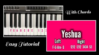 Yeshua Piano Tutorial....ll Notation & Chords ll #dailyshorts #pianomusic