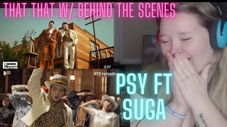 FIRST Reaction to PSY ft. SUGA - THAT THAT 🤣 With BEHIND THE SCENES 😁