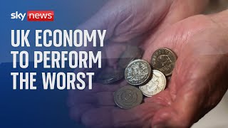 IMF: UK economy to perform worst in G7 this year