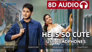 🎧 He's So Cute 8D Audio Song | Sarileru Neekevvaru | Mahesh Babu, Rashmika, Anil Ravipudi | DSP