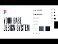 Base Design System to Code for your Portfolio in Figma (1/2)
