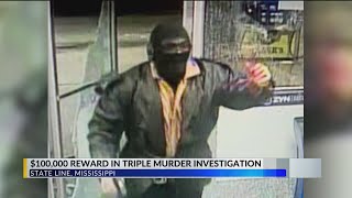 State Line triple homicide update: rewards to find suspect increase to $100K