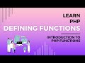 Defining Functions in PHP, How to Define a Function in PHP, Codecademy Learn PHP, Create A Function
