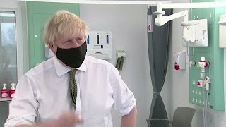 Boris Johnson visits hospital as Oxford vaccine rollout begins