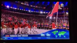 Trinidad and Tobago Olympics 2016 parade of the nations.