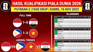 Hasil Kualifikasi Piala Dunia 2026 Putaran 2 Hari ini - Timnas Indonesia vs Irak | Live RCTI