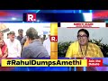 10 years of struggle paid a personal price smriti irani gets emotional on amethi arnab s debate