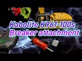 Kabolite K961-100S RC Excavator breaker fitting guide.