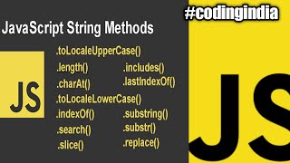 ALL String method in just 15 min -Javascript tutorial for beginner.Javascript#5 #javascript #string