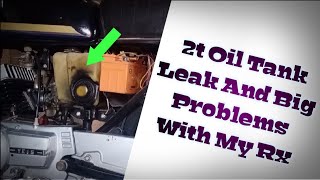 2t Oil Tank Leak And Big Problem With My Rx || SharpLio