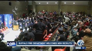 Buffalo Fire Department welcomes new recruits