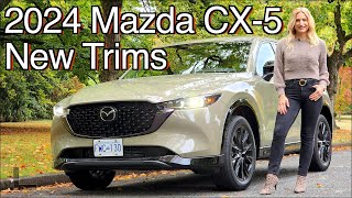 2024 Mazda CX-5 Review // New trims and great handling!