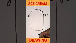 ICE CREAM 🍦 EASY DRAWING #art #shorts