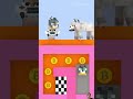 Who do you want to be the winner? The dog or the cat?! #minecraft #alphabetlore #sonic #animation