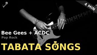 TABATA SONG #6 Bee Gees + ACDC (Pop Rock) 20 - 10  TABATA TIMER