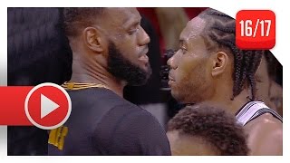 Kawhi Leonard vs LeBron James EPIC Duel Highlights (2017.01.21) Spurs vs Cavaliers - MUST WATCH!