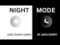 How to Add a Dark Mode/Night Mode Toggle to Your Website | Easy HTML, CSS & JavaScript Tutorial 2024