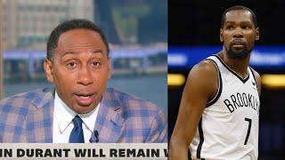Stephen A Smith Reacts to Kevin Durant STAYING with Brooklyn Nets! ESPN First Take NBA