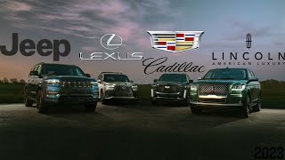 2022 SUV BATTLE CADILLAC ESCALADE Vs JEEP GRAND WAGONEER Vs LEXUS LX600 Vs LINCOLN NAVIGATOR. #new