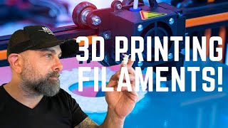 Guide to 3D Printing Filament! PLA ABS PETG TPU and more!
