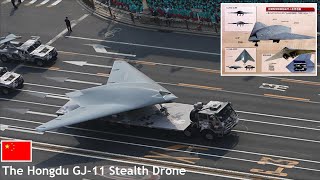 China showcased The Hongdu GJ-11 Drones with stealth technology