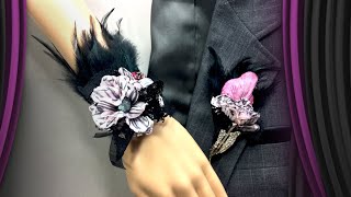 How to Make a Wrist Corsage and Boutonniere for Prom