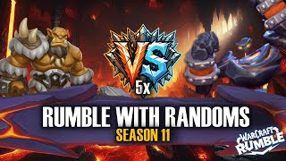 [Rumble with Randoms] - Orgrim Doomhammer vs. Garr - Season 11 - Warcraft Rumble