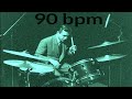 90 bpm jazz rhythm 8 drum track drum beat base de batería metrónomo